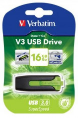 Memorie USB VERBATIM STORE &amp;amp;#039;N&amp;amp;#039; GO V3 USB 16GB 3.0 DRIVE GREEN foto