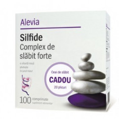 Silfide Complex de Slabit Forte 100cpr + Ceai de Slabit Alevia foto