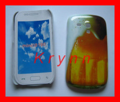HC290 Carcasa protectie Samsung Galaxy S3 Mini 3 i8190, bere + FOLIE -TR 2LEI-AV foto
