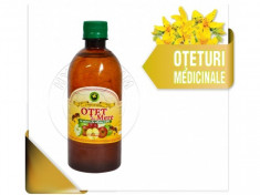 Otet de Mere cu Miere de Albine 500ml Hypericum foto