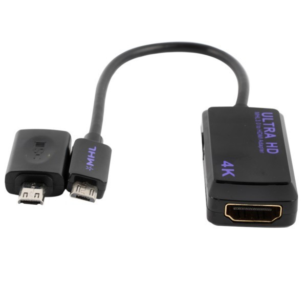 Adaptor micro usb ULTRA HDTV MHL 3.0 la HDMI 2K*4K pentru Galaxy Note 4/Edge