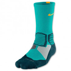 sosete baschet, NIKE HyperElite Basketball Sock, culoarea verde, marimea L foto