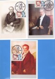 SET 6 MAXIME ANIVERSARI ALEXANDER VON HUMBOLDT 1769-1859 2009, Romania de la 1950, Oameni