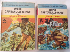 Jules Vernes COPII CAPITANULUI GRANT{2 VOLUME,CARTONATE},RF1/3 foto