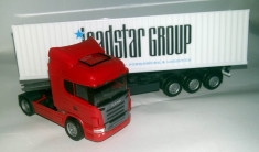 Herpa SCANIA Topline transport container 40&amp;quot; Loadstar group 1:87 foto