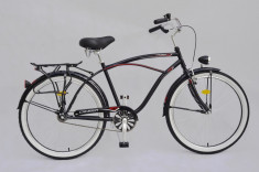 Bicicleta DHS 2601 CRUISER-Negru foto
