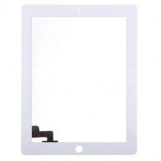 Touchscreen touch screen Digitizer Apple iPad 2 A1395 A1396 cu adeziv Alb Geam Sticla Tableta foto