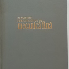 O. Richter, s.a. - Elemente constructive de mecanica fina