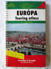 &amp;quot;EUROPA TOURING ATLASZ &amp;quot;, Atlas rutier. In limba maghiara. Absolut nou foto