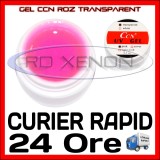 Gel UV Constructie Unghii Sina Roz Transparent 15ml, Unghii False