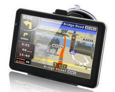 GPS Auto Navigatie Ecran Mare 7&amp;quot; 128 RAM 4GB IGO Primo 3D Harti Europa Full foto