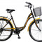 Bicicleta CITADINNE 2634 - model 2015-Negru-Galben-430 mm
