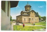 % carte postala (ilustrata)-CURTEA DE ARGES-Biserica domneasca, Circulata, Printata