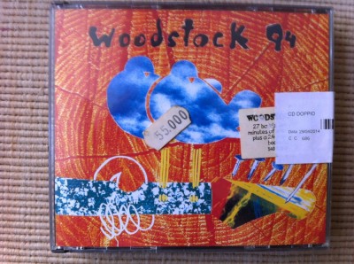 woodstock 1994 various dublu disc 2 cd compilatie muzica rock grunge heavy metal punk alternative cu booklet VG+ foto