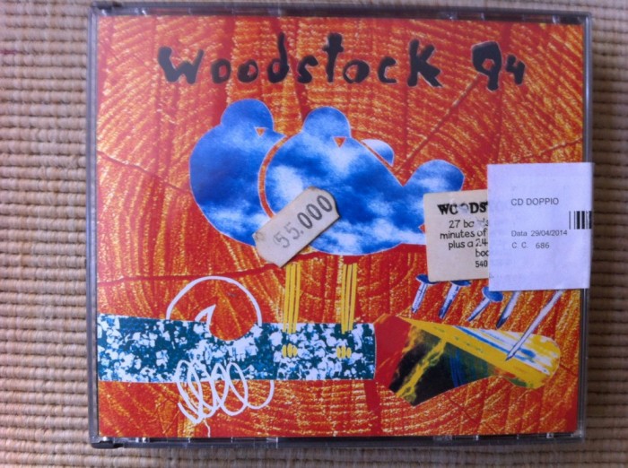 woodstock 1994 various dublu disc 2 cd compilatie muzica rock grunge heavy metal punk alternative cu booklet VG+