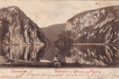 #1668- Romania, Orsova, carte postala circulata 1905: Cazane foto