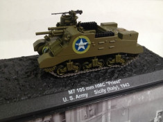 Macheta tanc M7 105mm - Sicily - 1943 scara 1:72 foto