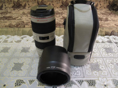 487. Obiectiv Canon EF 70-200mm f/2.8L IS II USM, ca NOU !! foto