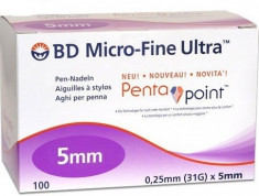 Ace insulina pentru pen BD Micro Fine Ultra 0.25x5mm foto