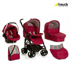 Hauck Set Carucior Condor All in One Stripe Chilli foto