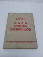 COLECTIE STAS PRIVIND PAZA CONTRA INCENDIILOR 1970 foto