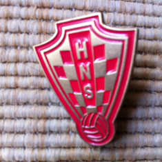 insigna croatia federatia croata fotbal HNS hrvatski nogometni savez sport hobby