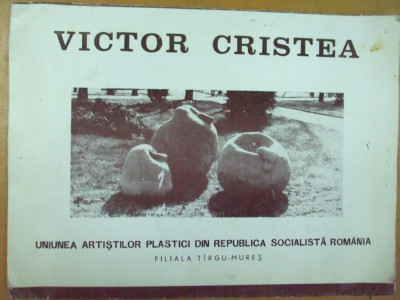 Victor Cristea catalog expozitie ceramica Bucuresti galeria Amfora foto