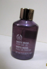 The body shop-WHITE MUSK- perfume oil (ulei parfumat) 30ml foto