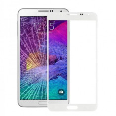 Geam Sticla Samsung Galaxy Note 4 N9100 White Original foto