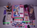Kit unghii gel / unghii false- lampa UV, freza,geluri +GHID APLICARE | kit extra