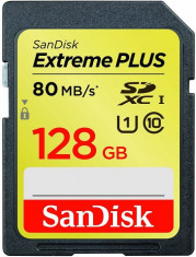 SanDisk Extreme Sdxc UHS-I 128GB. 4k UltraHD, Nou/factura/garantie foto