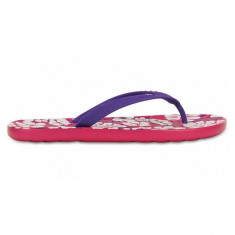 Papuci Crocs pentru dame Chawaii Tropical Print Flip Ultraviola (CRC-7004-UV) foto