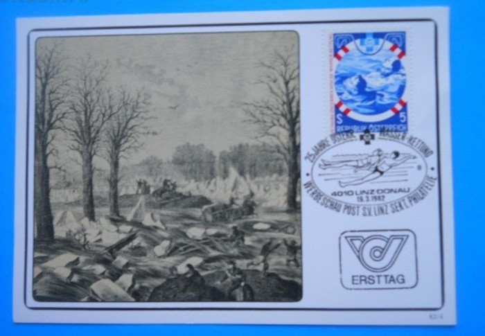 AUSTRIA 1982 &ndash; SALVAMAR, ILUSTRATA MAXIMA, FD74