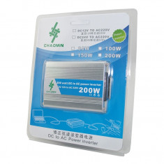 Invertoare auto 200W ,12V cu intrare USB foto