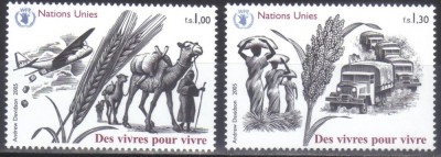 NATIUNILE UNITE ONU - GENEVA 2005, Transporturi, Fauna, serie neuzata, MNH foto