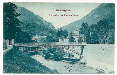 396 - HERCULANE, Caras-Severin, Bridge - old postcard - unused foto