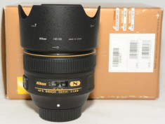 Nikon AF-S Nikkor 58mm 1.4G Nano Crystal Coating, ca NOU foto