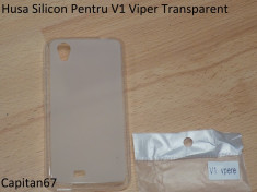 Husa Silicon Pentru Allview V1 Viper Transparent foto