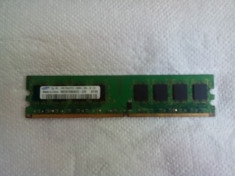 Ram Samsung DDR2 1GB Dual Channel, frecventa 667 MHZ, PERFECT FUNCTIONAL! foto