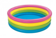 Piscina copii cu 4 inele colorate Intex (168x46cm)*** foto