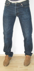 Blugi Originali Levis / Levi`s 501 W 33 L 36 Clasici ( Talie 83 / Lungime 114 ) foto