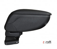 Cotiera BestAutoVest pentru Vw Golf 4 Bora Opel Vectra A Calibra, rabatabila cu capac culisabil imbracat in piele eco, model Armster foto