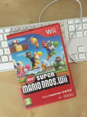 Nintendo Wii joc consola New Super Mario Bros compatibil Wii U foto