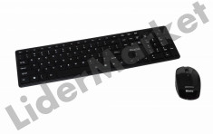 Kit tastatura slim si mouse wireless MS-9501 foto