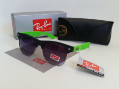 Ochelari de Soare UV400 RAY BAN CLUBMASTER RB8086 Toc+Laveta+Cutie Cadou OSR-222 foto