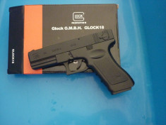 PISTOL BRICHETA GLOCK (replica scara 1:1 a unui pistol GLOCK 18) foto