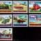 MONGOLIA 1975, Transporturi, supratipar, serie neuzata, MNH