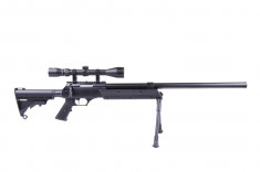 Replica Sniper MB06B cu bipod si luneta arma airsoft pusca pistol aer comprimat sniper shotgun foto