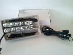 Lumini de zi proiectoare albe DRL-LED-239 -12v foto