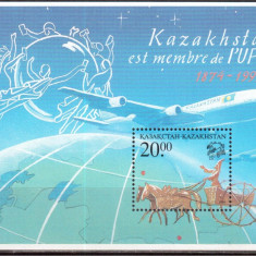 KAZAHSTAN 1999, Aviatie, Transporturi, UPU, serie neuzata, MNH